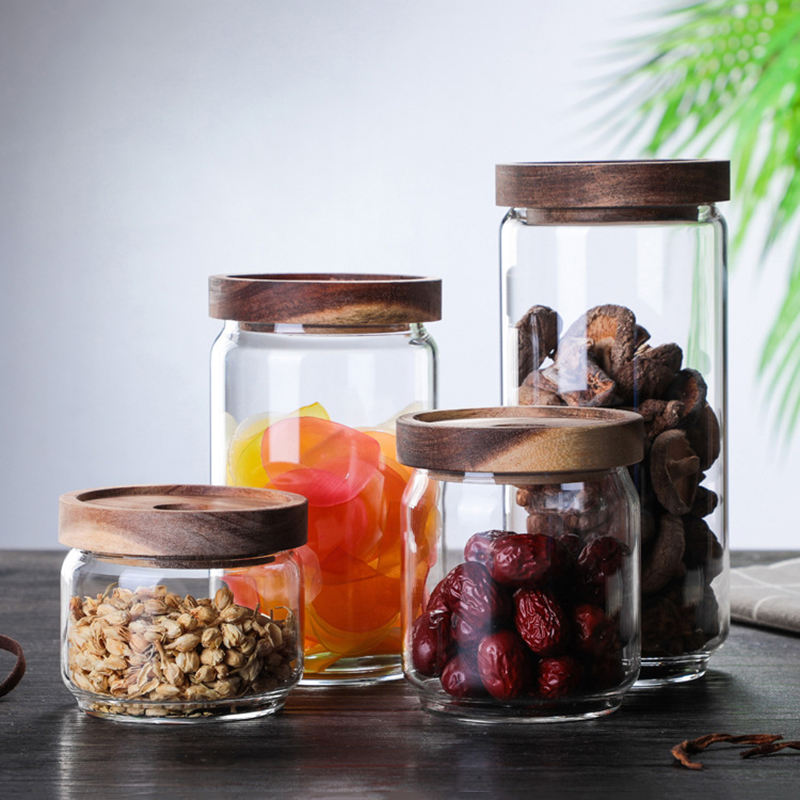Frasco de Vidrio Hermético par - Food Storage Glass Containers Large reseña y precio