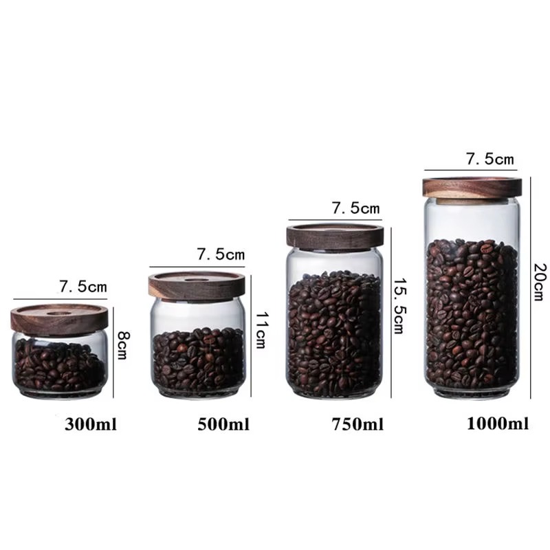 Frasco de Vidrio Hermético par - Food Storage Glass Containers Large reseña y precio