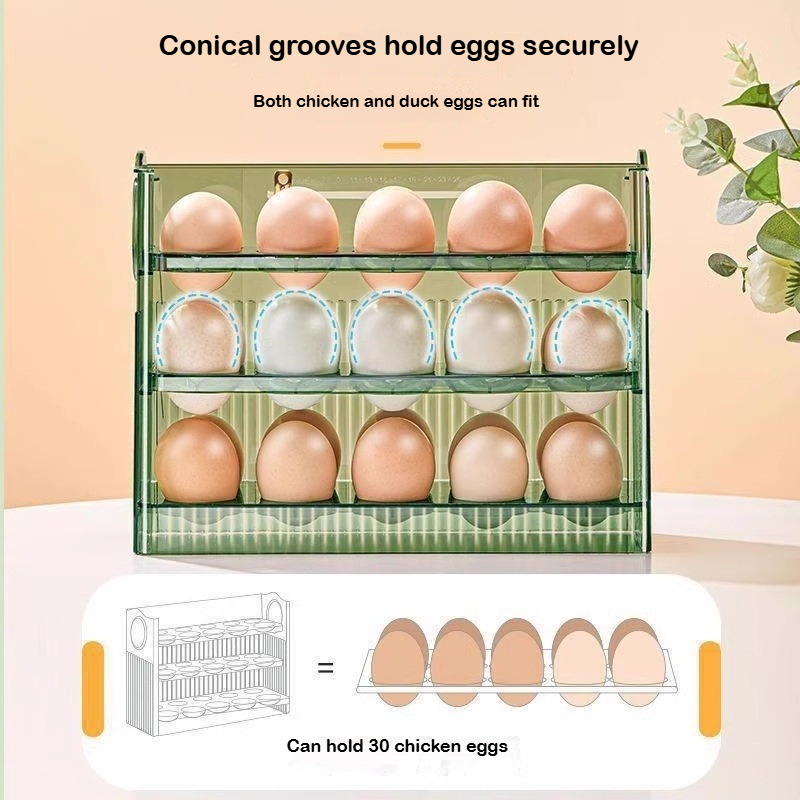 Caja de almacenamiento de huev - Food Storage Rack For Kitchen reseña y precio