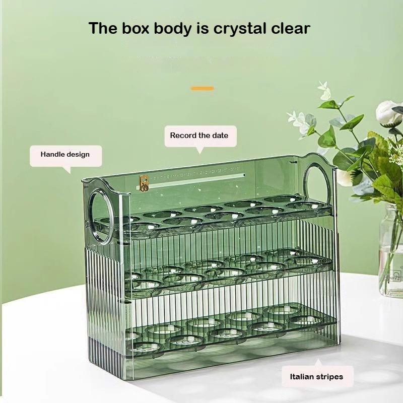 Caja de almacenamiento de huev - Food Storage Rack For Kitchen reseña y precio