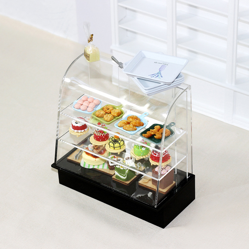 Casa de muñecas a escala 1/12, - Food Storage In Cabinets reseña y precio
