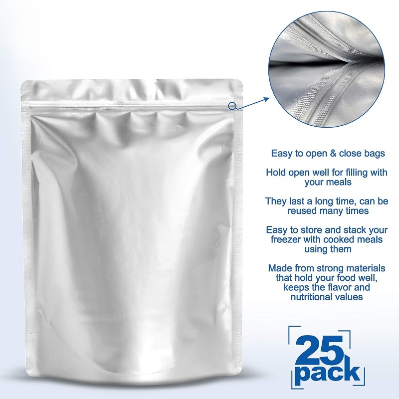 25 Bolsas de Mylar de 10