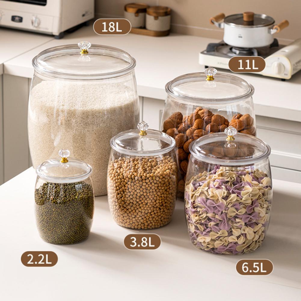 Frasco Grande Transparente de  - Food Storage With Lids reseña y precio