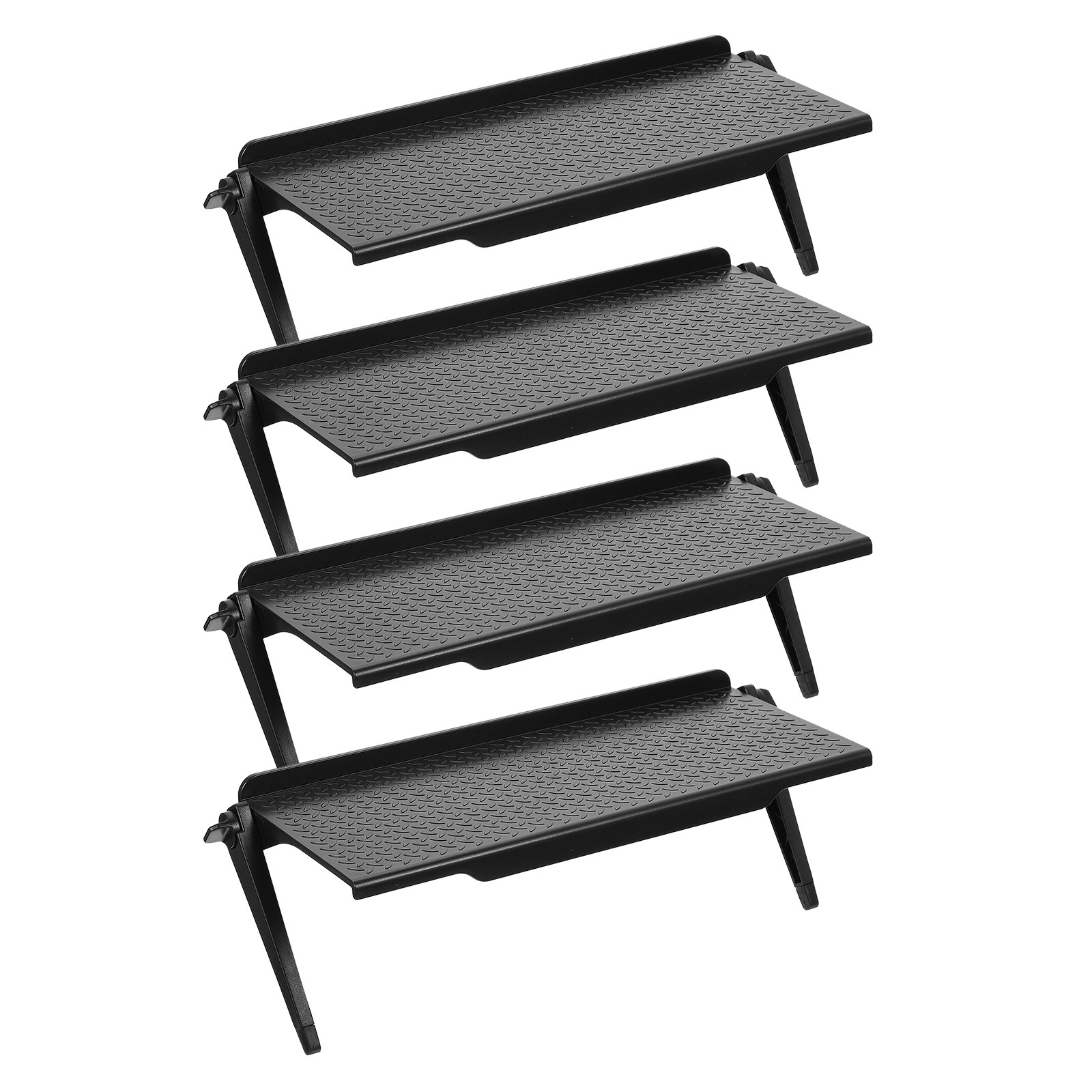 4 unidades: estante ajustable  - Food Storage Plastic Boxes reseña y precio