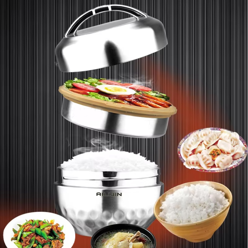 Fiambrera termo de doble capa, - Food Storage Thermos reseña y precio
