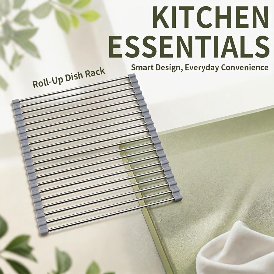 1 unidad de estante plegable e - Food Storage Rack For Kitchen reseña y precio