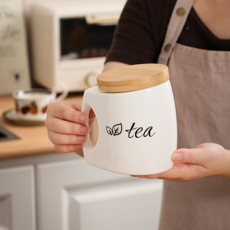 Recipiente de Cerámica con Tap - Food Storage Jars With Wooden Lids reseña y precio