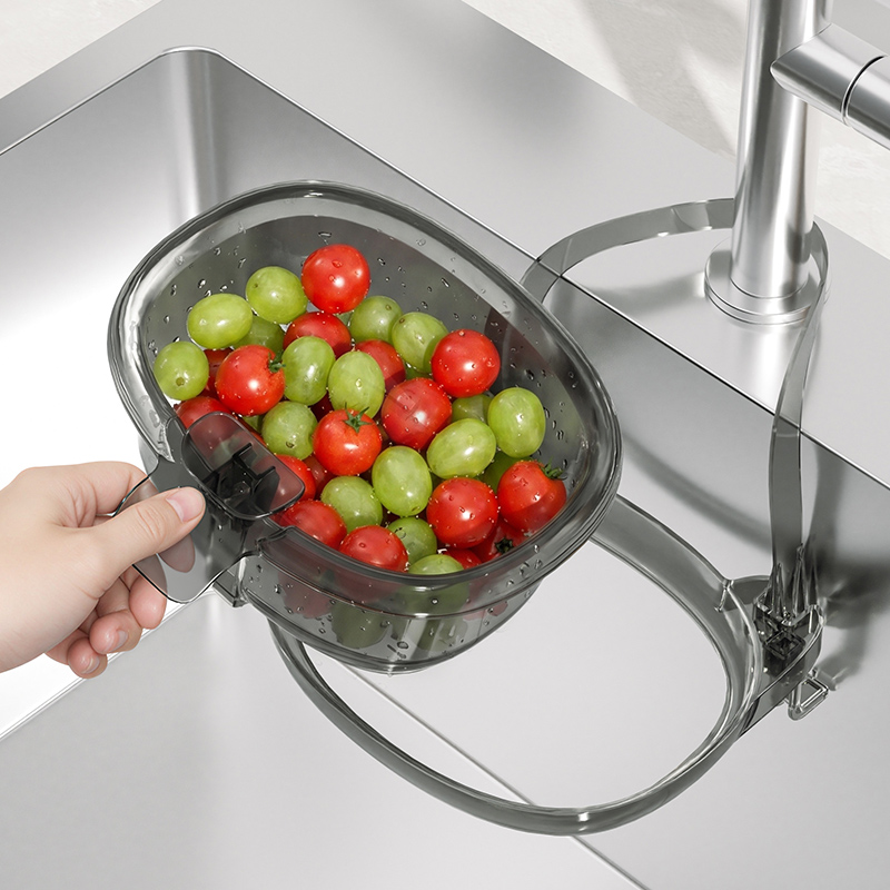 Cesta colgante para fregadero, - Food Storage Rack For Kitchen reseña y precio