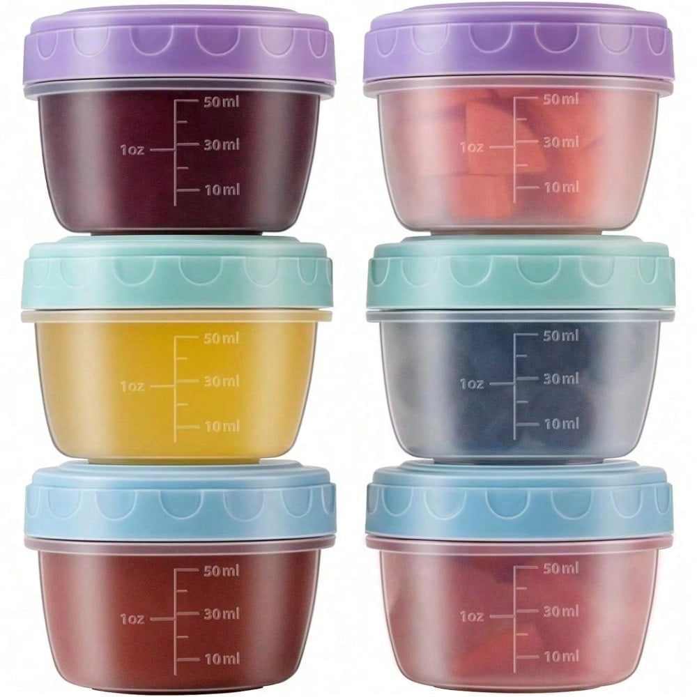 Paquete de 1-6 recipientes par - Food Storage Small reseña y precio