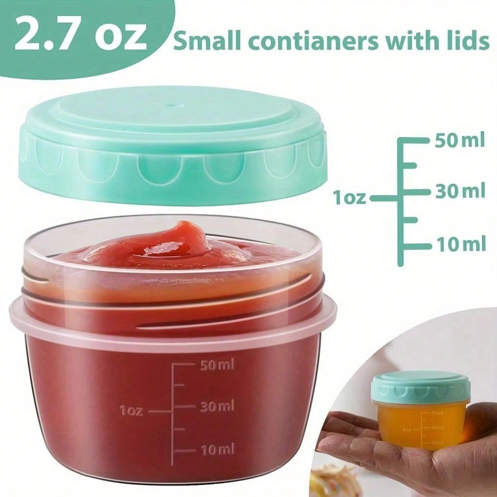 Paquete de 1-6 recipientes par - Food Storage Small reseña y precio