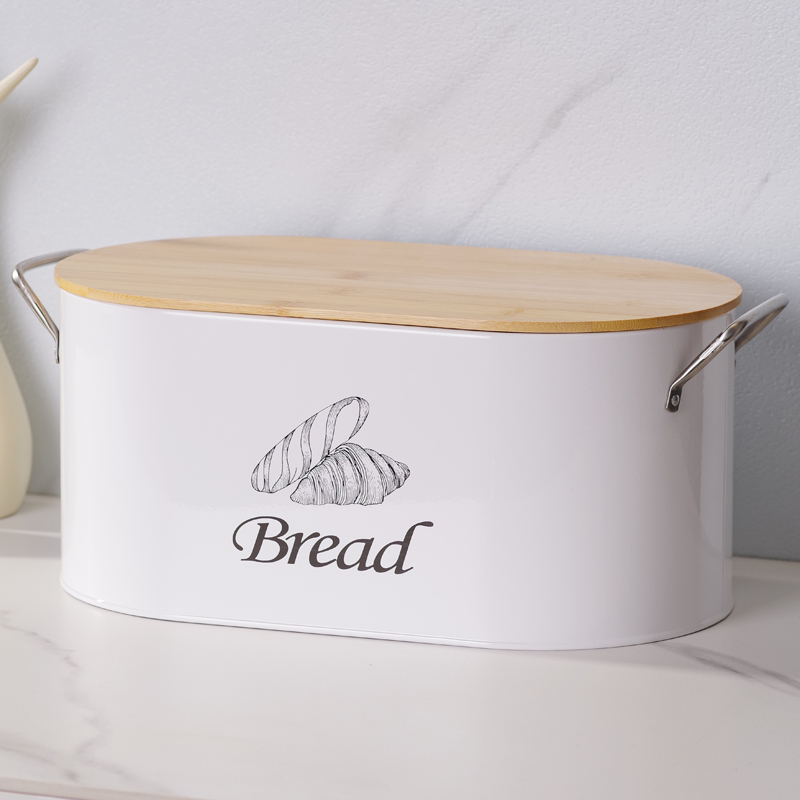 Caja de pan moderna con tapa d - Bread Box Bamboo reseña y precio