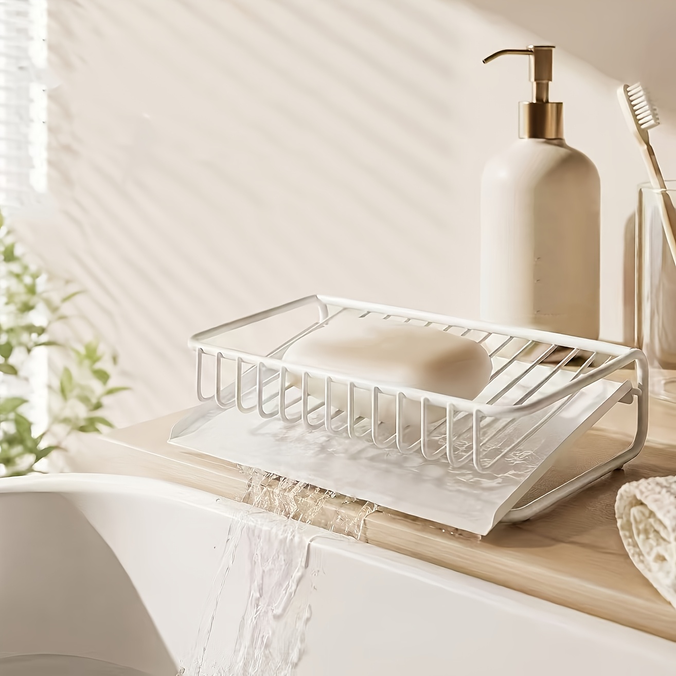 Jabonera de plástico con bande - Food Storage Rack reseña y precio