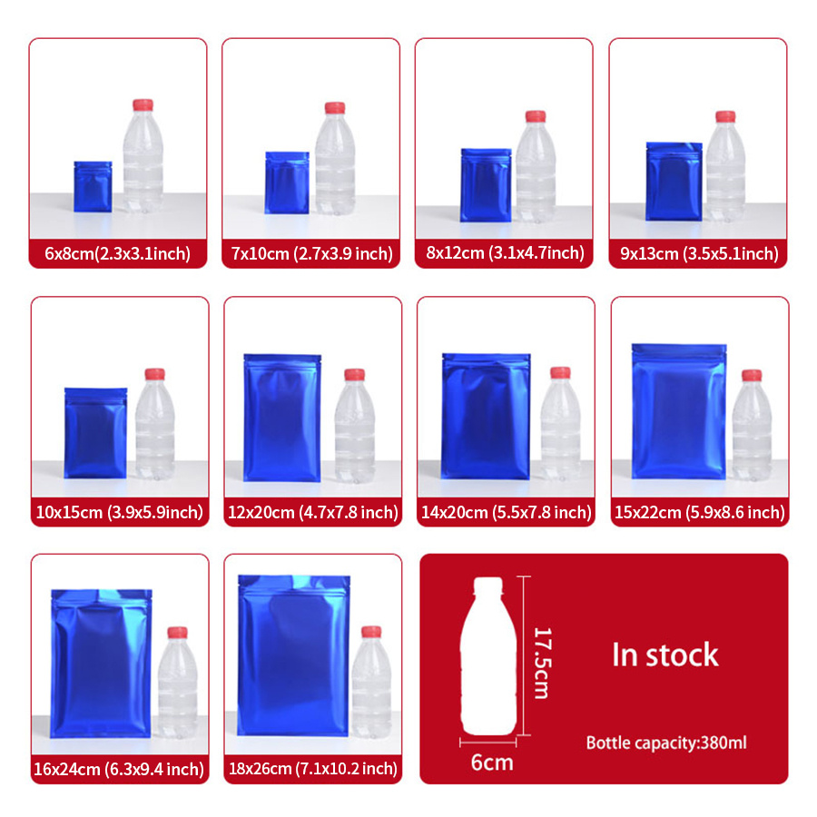 100 unidades de bolsas con cie - Food Storage Small reseña y precio