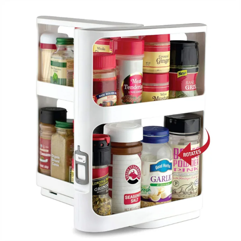 Estante giratorio de almacenam - Food Storage In Cabinets reseña y precio