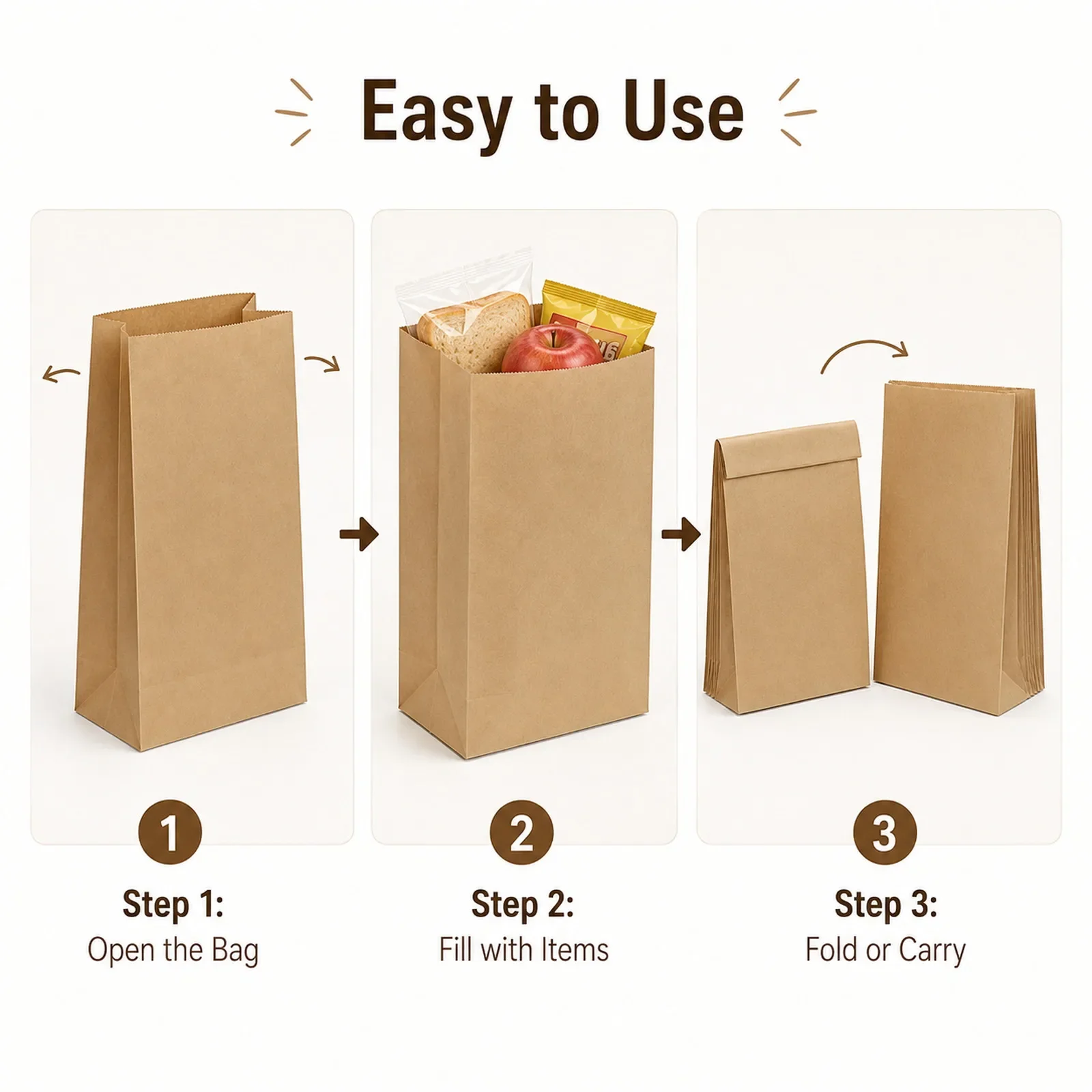 10-30 Bolsas Pequeñas de Papel - Food Storage Small reseña y precio