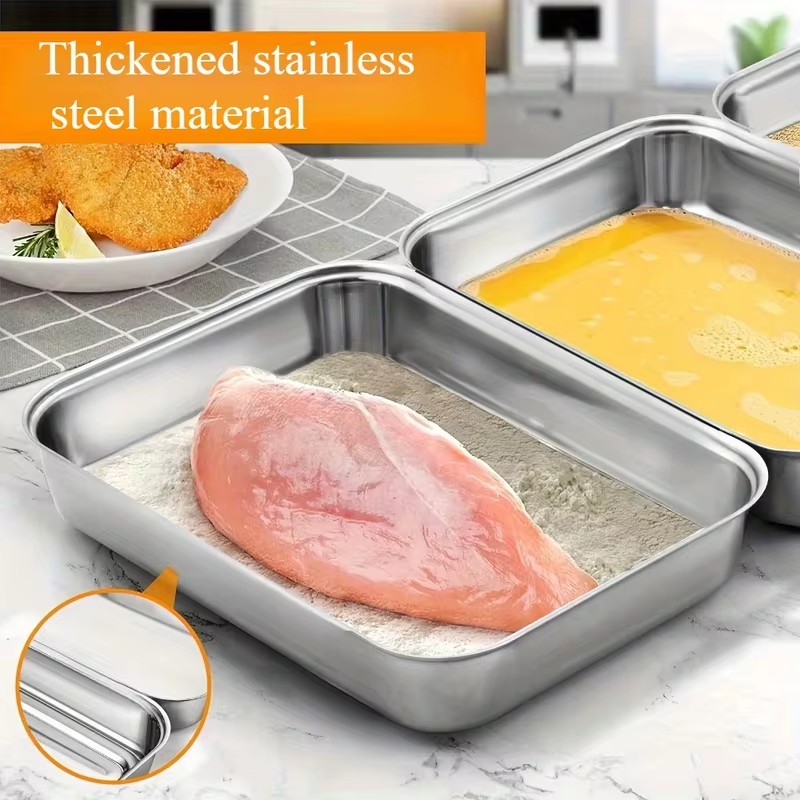 Juego de 3 recipientes de acer - Food Storage Home reseña y precio