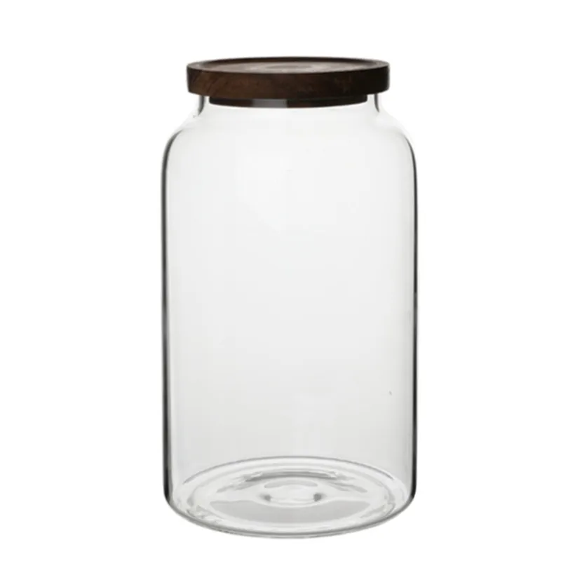 Recipiente de Vidrio Transpare - Food Storage Glass Containers Large reseña y precio