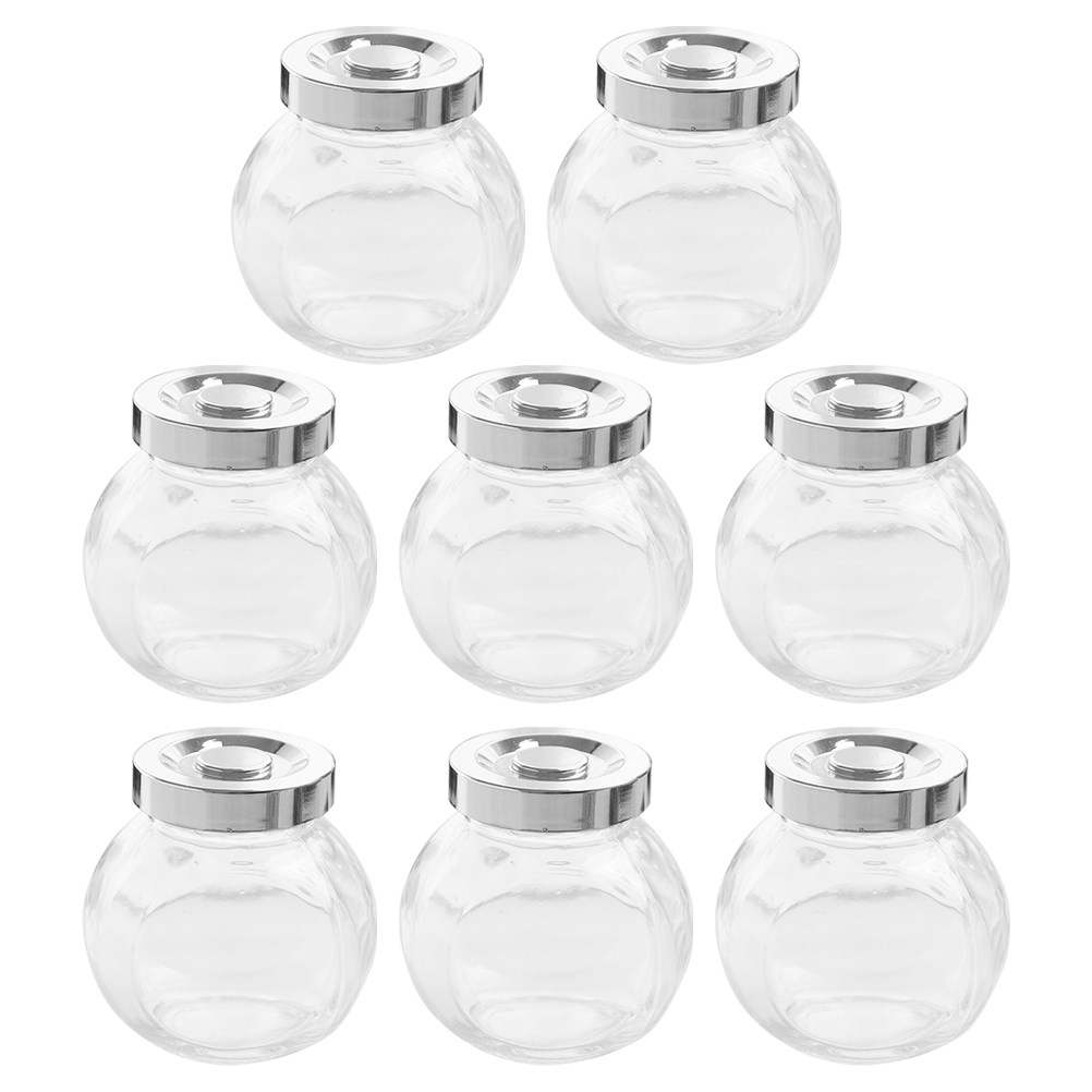 8 recipientes de vidrio hermét - Food Storage Glass Containers reseña y precio