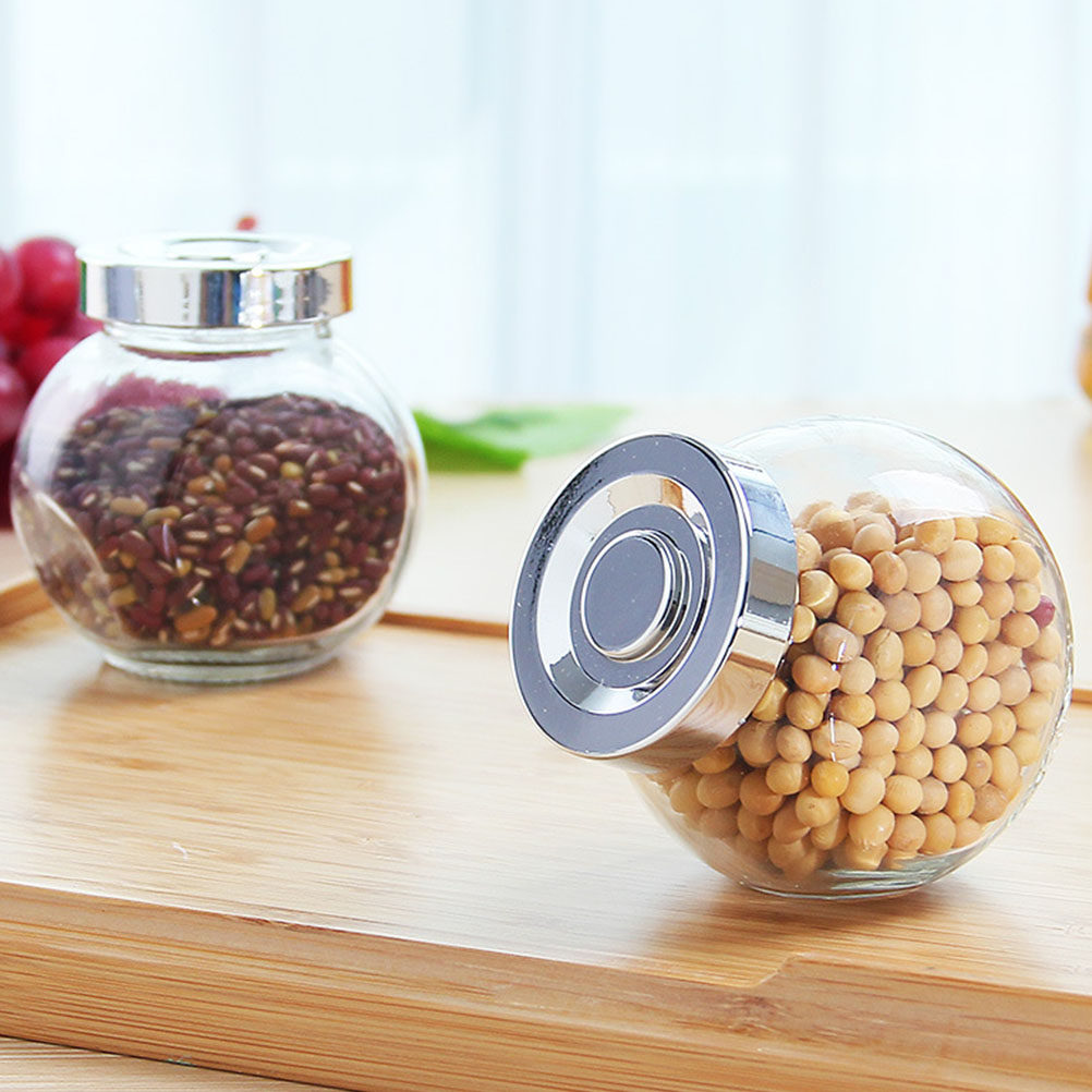 8 recipientes de vidrio hermét - Food Storage Glass Containers reseña y precio