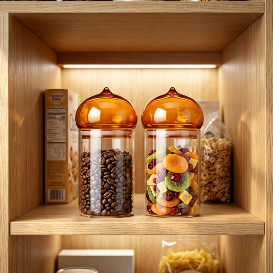 Frasco de vidrio con tapa ámba - Food Storage Glass Containers reseña y precio