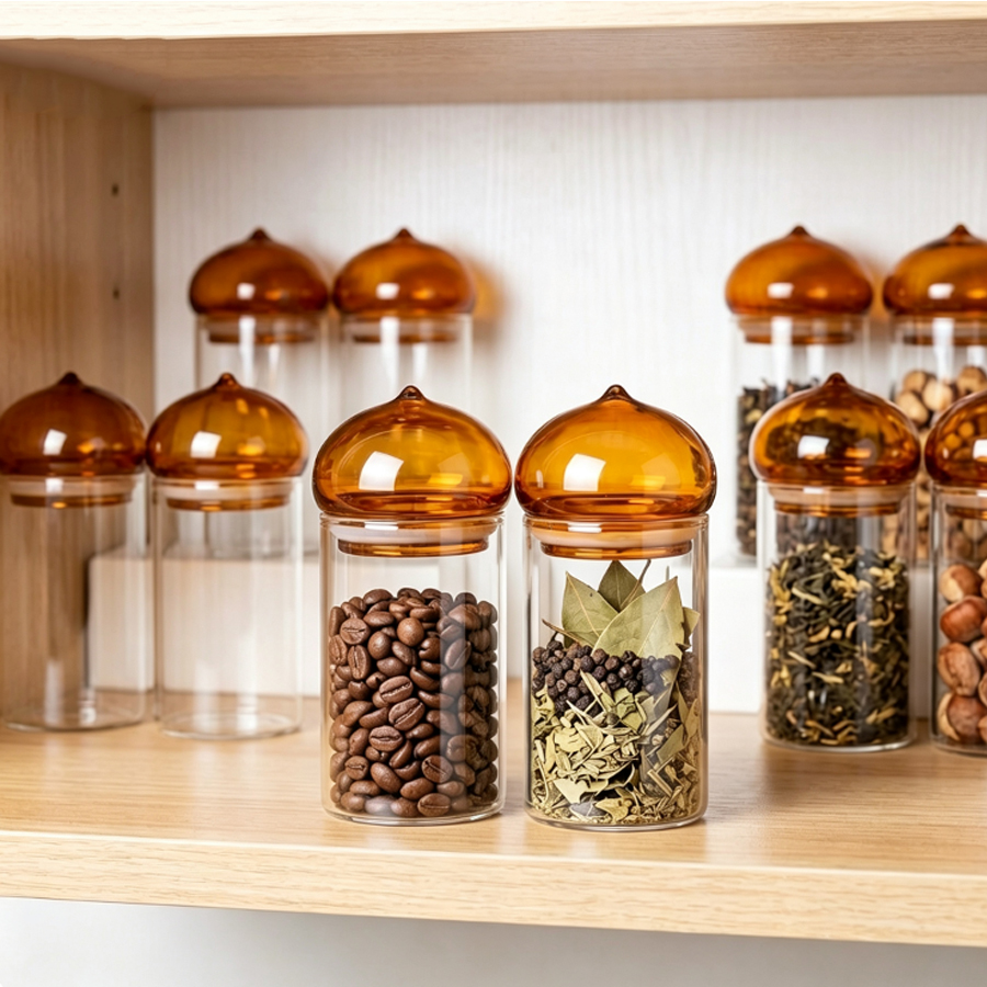 Frasco de vidrio con tapa ámba - Food Storage Glass Containers reseña y precio