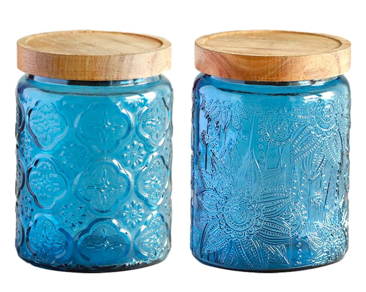 Tarro de almacenamiento de vid - Food Storage Jars With Wooden Lids reseña y precio