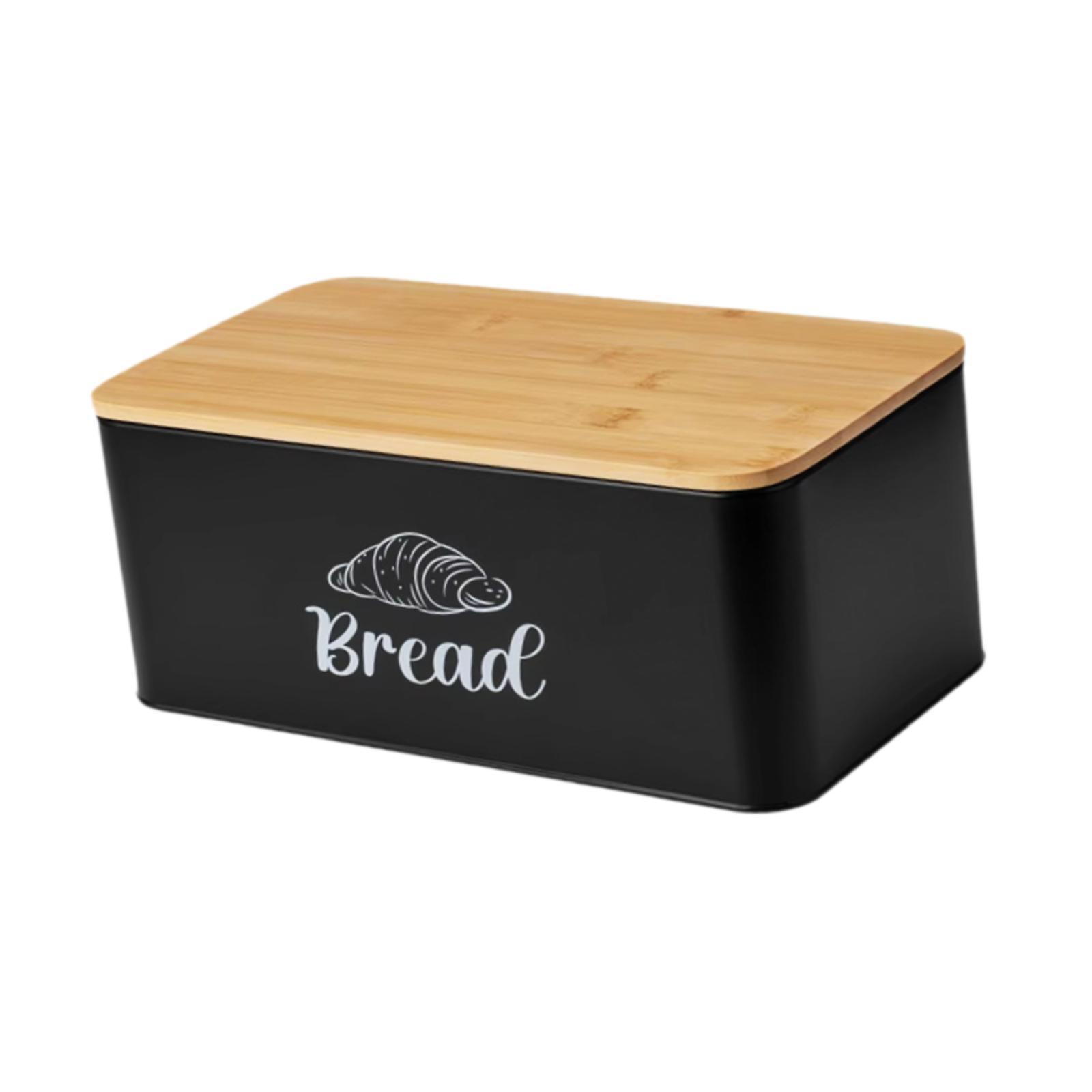 Contenedor para Guardar Pan, C - Bread Box Bamboo reseña y precio