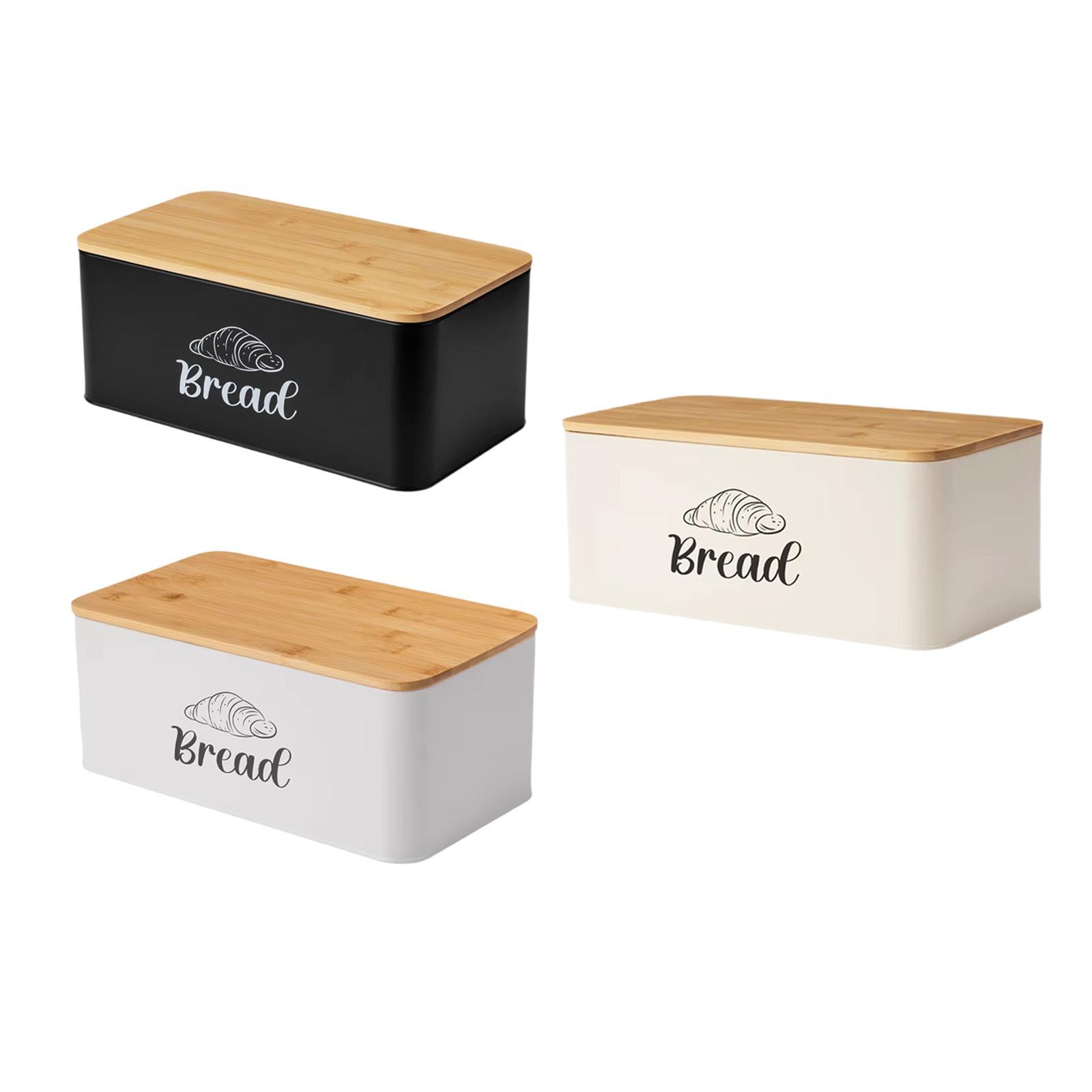 Contenedor para Guardar Pan, C - Bread Box Bamboo reseña y precio