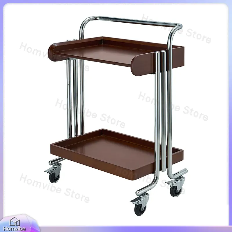 Carrito de Doble Capa para Ent - Food Storage Rack For Kitchen reseña y precio