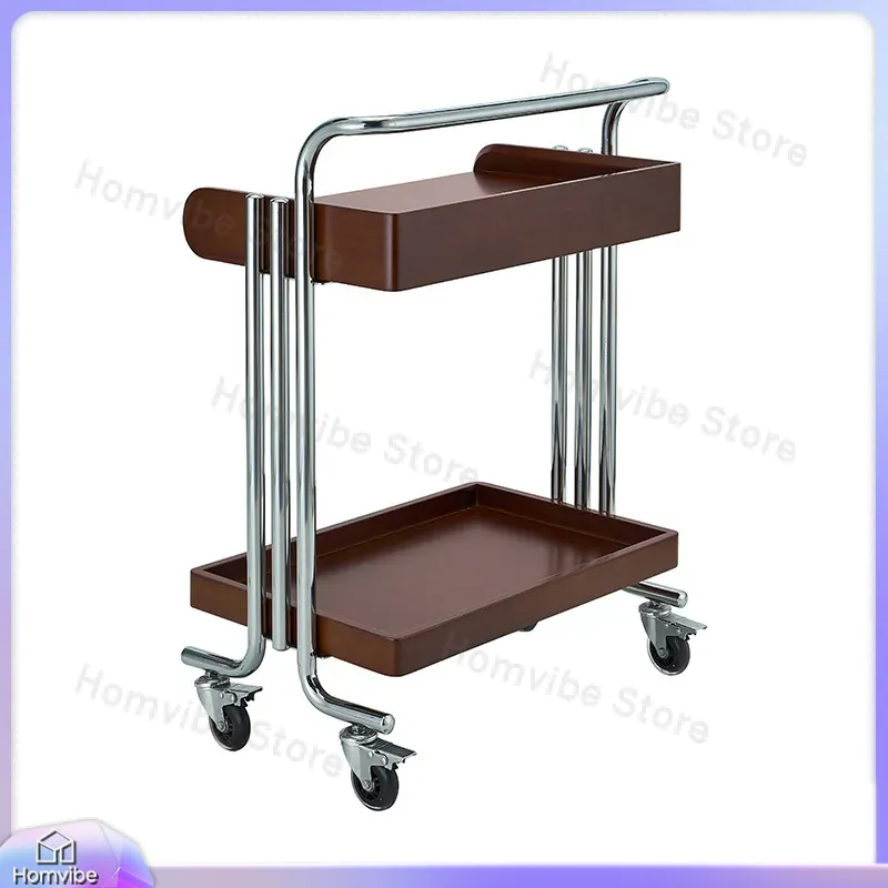 Carrito de Doble Capa para Ent - Food Storage Rack For Kitchen reseña y precio