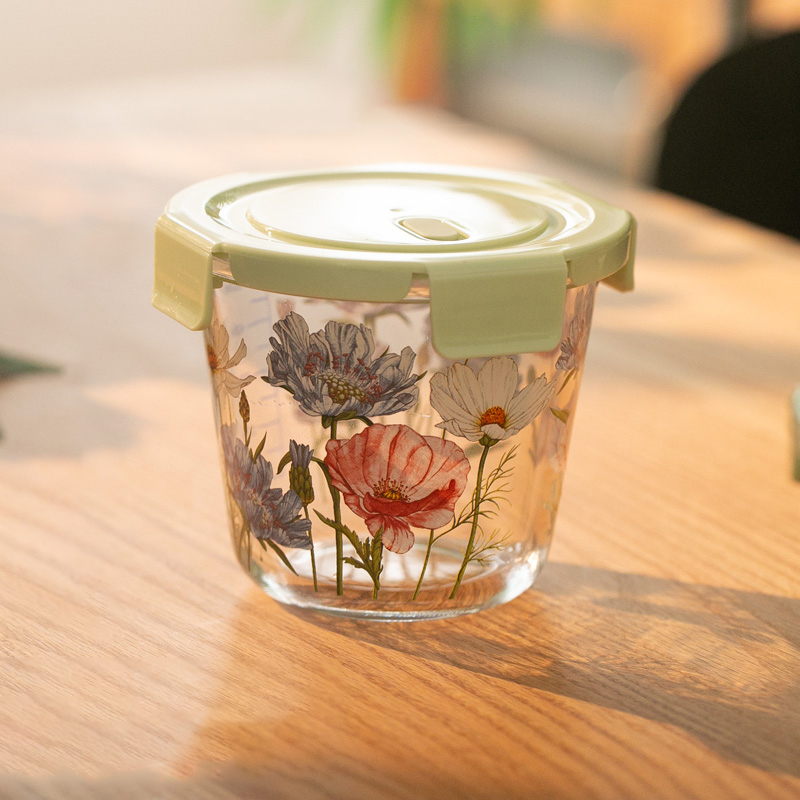Caja de almacenamiento de alim - Food Storage Glass Round reseña y precio
