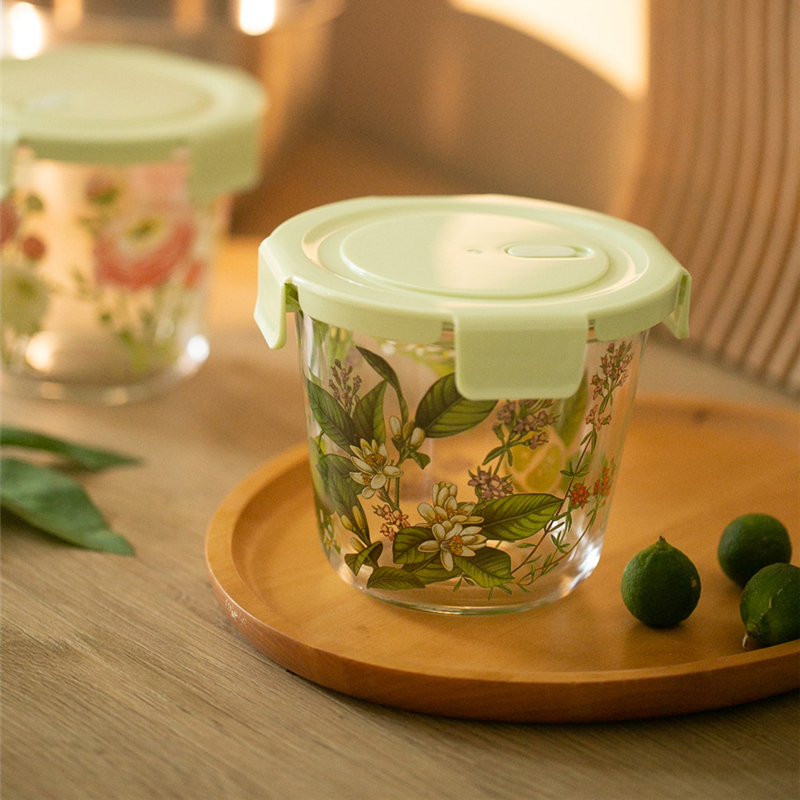 Caja de almacenamiento de alim - Food Storage Glass Round reseña y precio