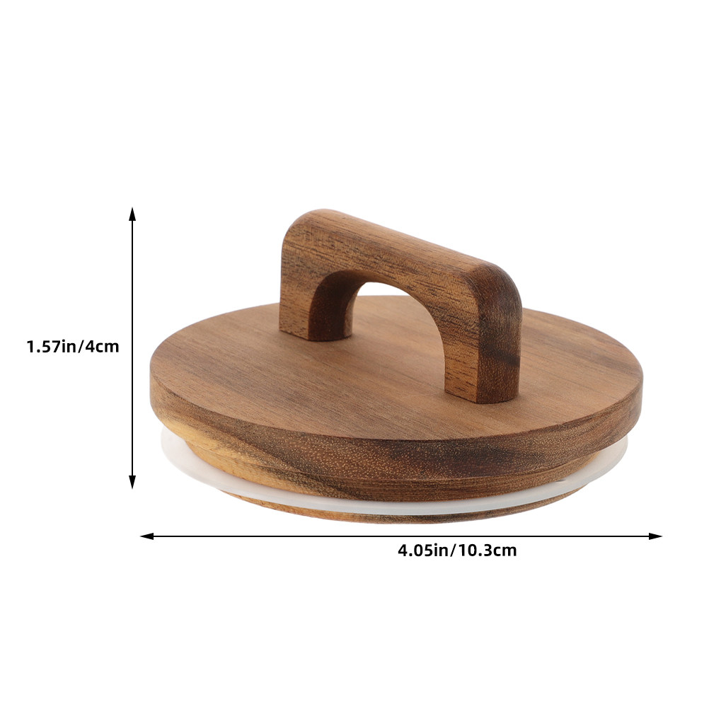 2 unidades de tapas de madera  - Food Storage Jars With Wooden Lids reseña y precio