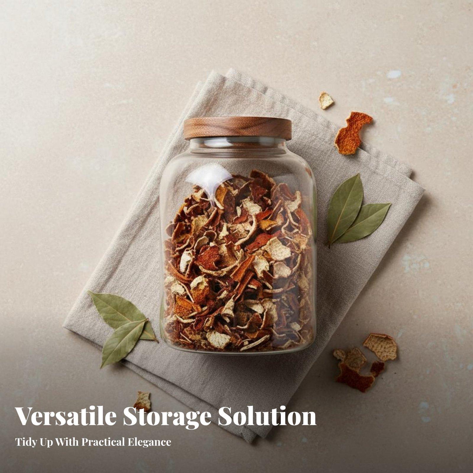 Recipiente de vidrio transpare - Food Storage For Long Term reseña y precio