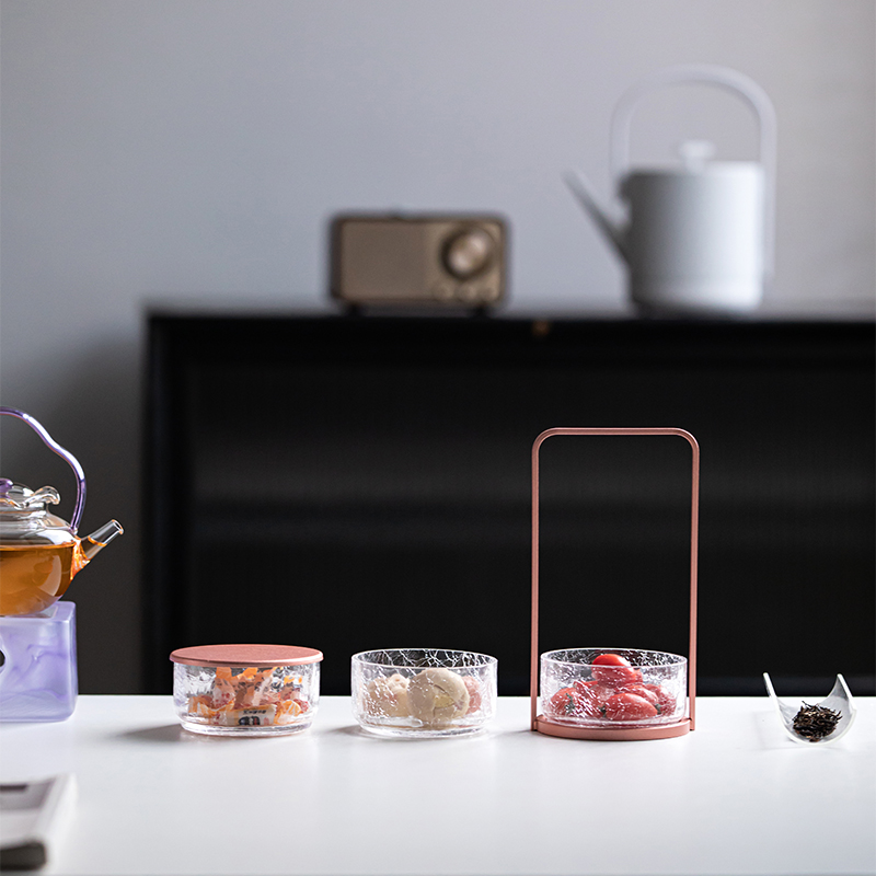 Caja de Cristal Vintage para A - Food Storage Glass Round reseña y precio