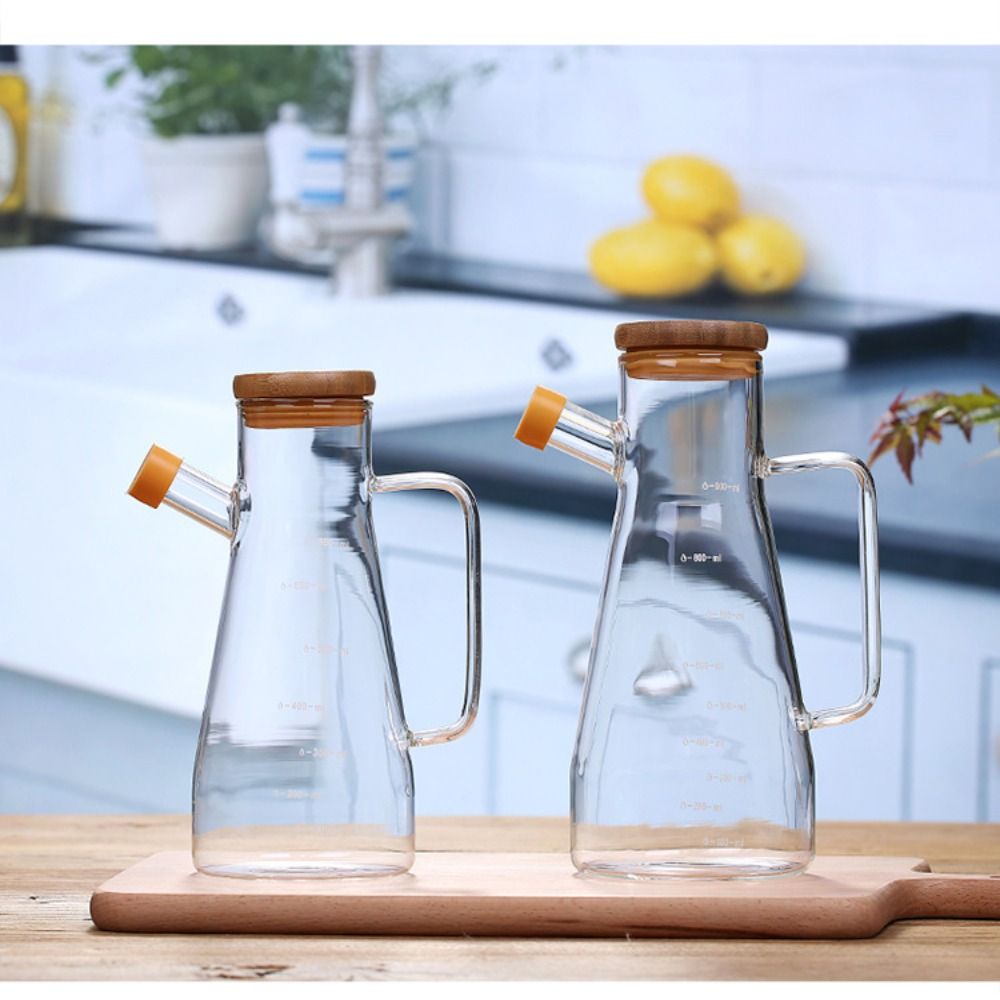 Botella dispensadora de aceite - Food Storage Glass Containers Large reseña y precio