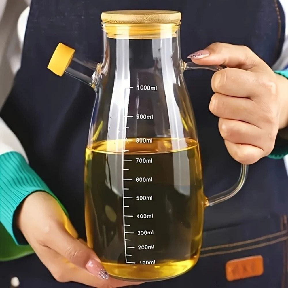 Botella dispensadora de aceite - Food Storage Glass Containers Large reseña y precio