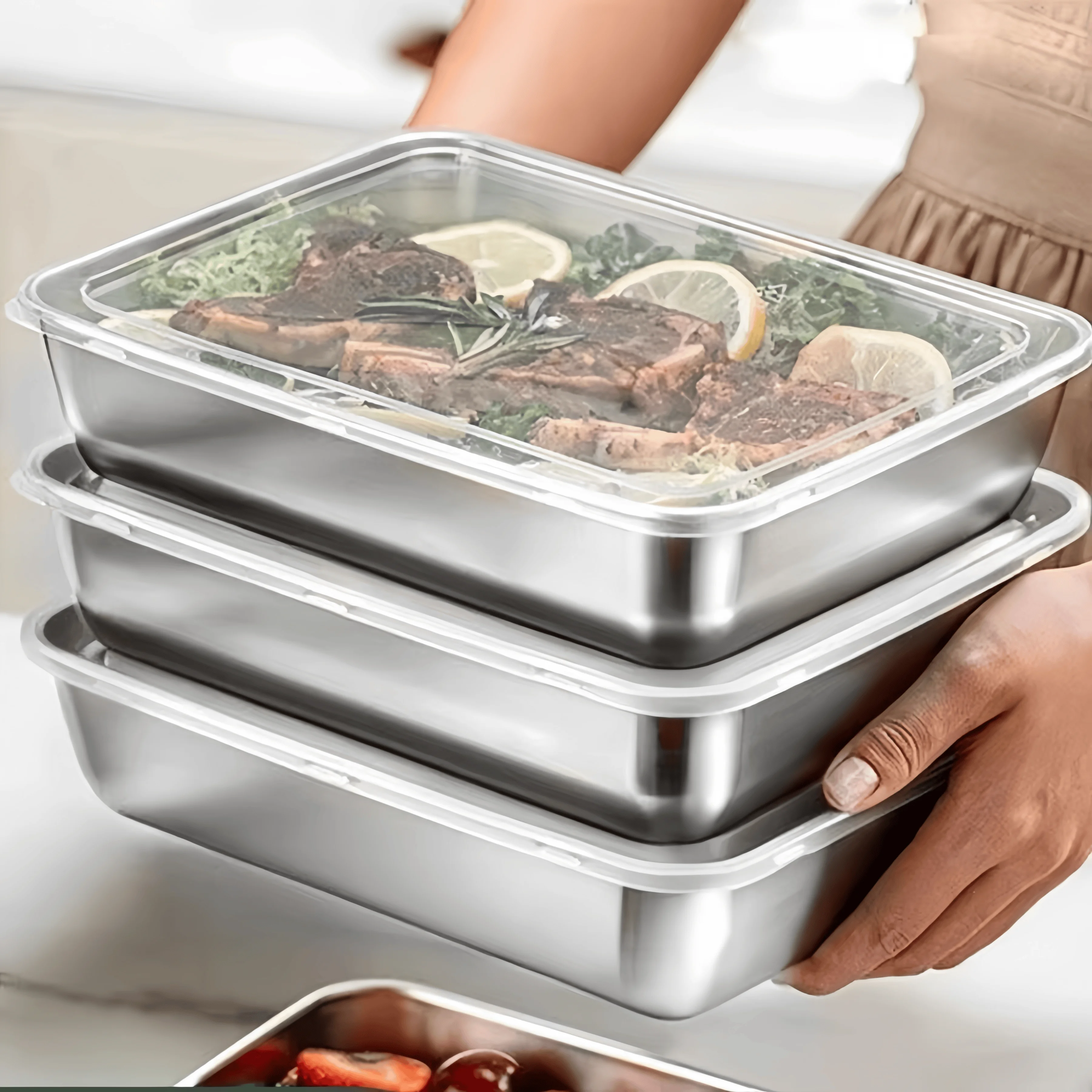 Lonchera Hermética de Acero In - Food Storage With Lids reseña y precio