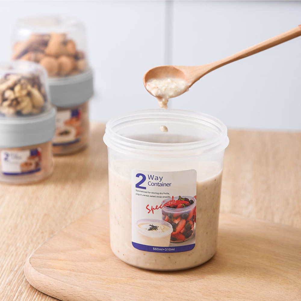Contenedor de Alimentos a Prue - Food Storage Jars With Wooden Lids reseña y precio